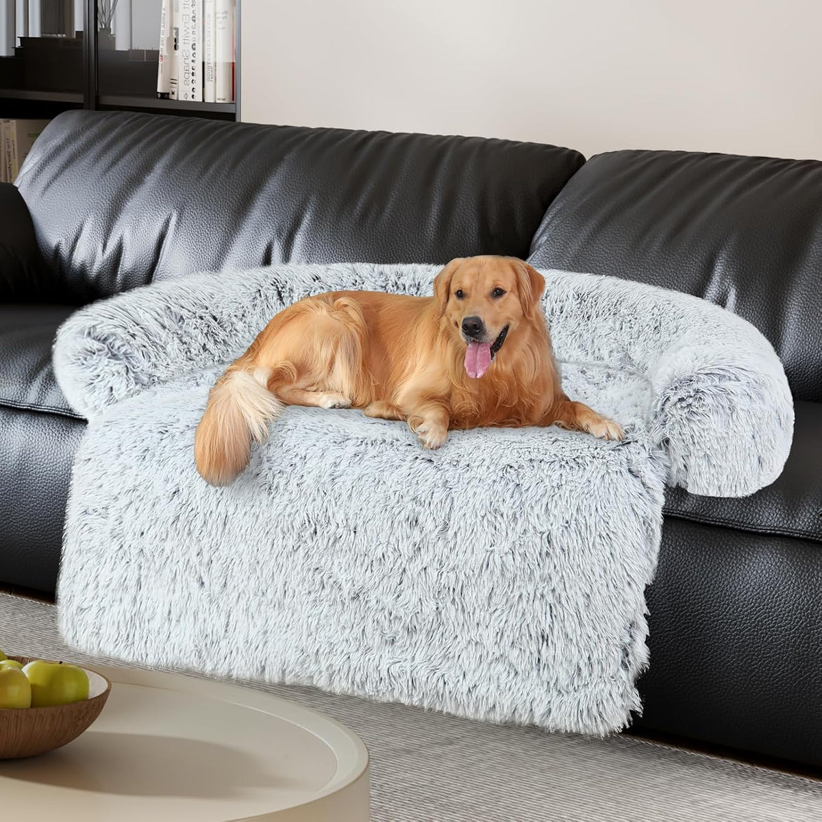 Luxurious Dog Couch Bed Protector for Dogs Pet Couch Cover Dog Sofa - X-Large(45"L*37.4"W*7.1"Th)