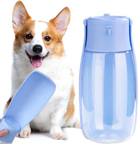 Dog Water Bottle,Portable Foldable with Carbon Filter&Water Return – Essentials for Dogs - 19oz / Blue