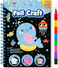 FUNNYB&G Foil Art Craft Kit for Kids - Ocean