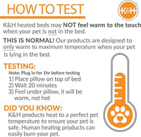 K&H Pet Products Bed Warmer - Automatic Temperature, Safety Listed - Extra-Large 25.5" x 15.75" (Pack of 12)