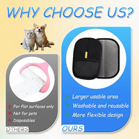Pet Hair Removal Gloves, and Efficient Pet Hand Hair Removal Gloves, Reusable Pet Hair Removal Gloves. Suitable for Long-Haired and Short-Haired Dogs, Cats and Horses