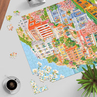 1000 Piece Puzzles for Adults, Premium Magic Book Jigsaw Puzzle – Fun for Kids & Family - Coastal Tram - image 4