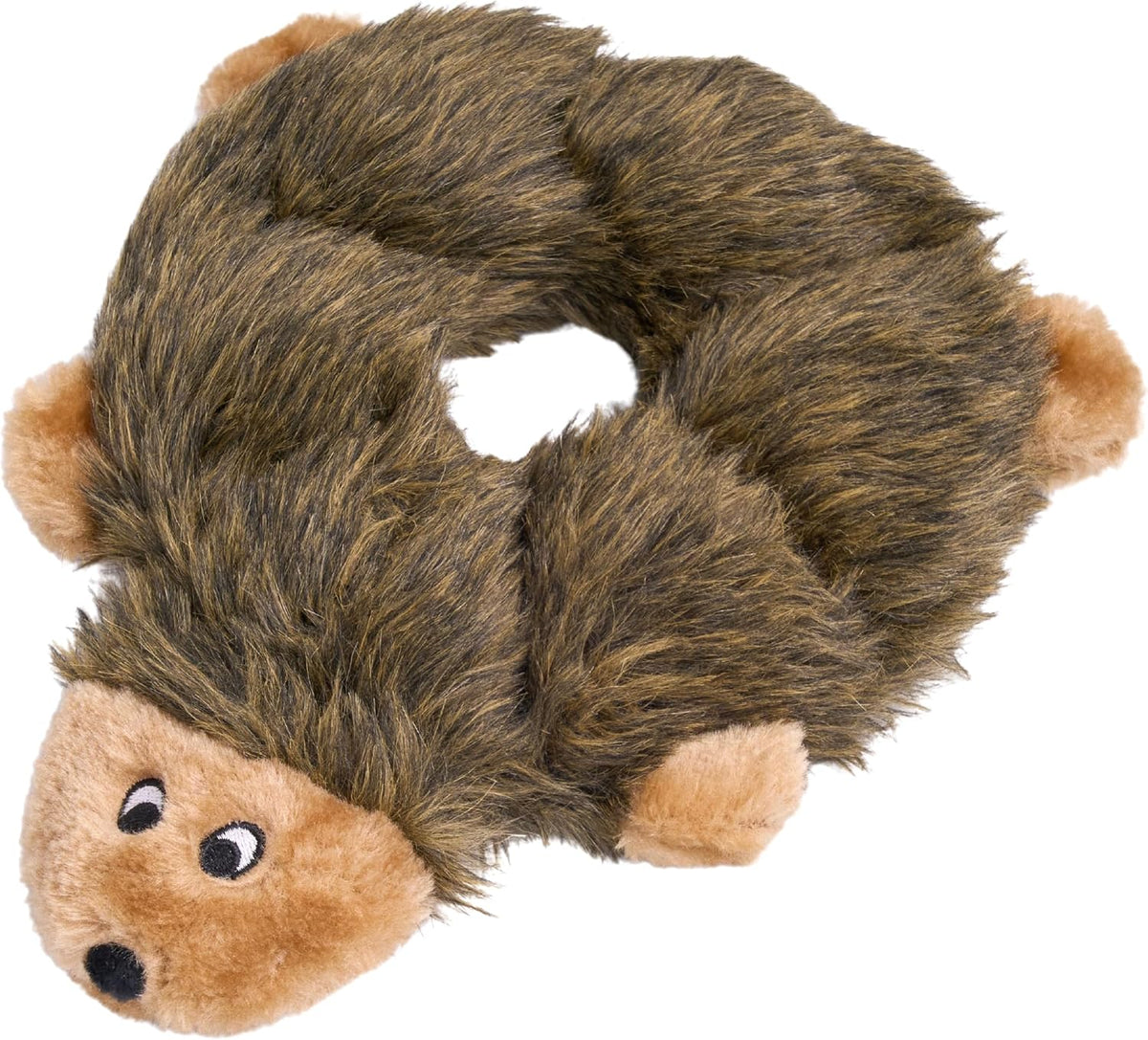 ZippyPaws Loopy No Stuffing Dog Toys to Keep Them Busy, 10" - Black / 10 x 8 x 1 in (Pack of 1)