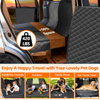 Dog Car Seat Cover for Back Seat Extender for Dogs - image 3