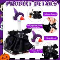 7 Inch Mini Desk Goose Outfits - Halloween Color(black) - image 4