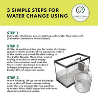 Zilla Aquatic Reptile Internal Filter with SmartClean Technology, for Turtles and Aquatic Reptiles, Medium
