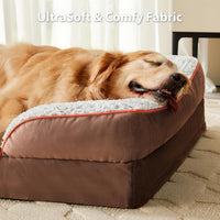 Washable Orthopedic Dog Bed - Coffee / 42"L x 30"W x 7"Th - image 3