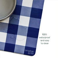 CROXTON & CO. Non-Slip Faux Leather Pet Feeding Mat for Dog Bowls - Pup Picnic - image 4