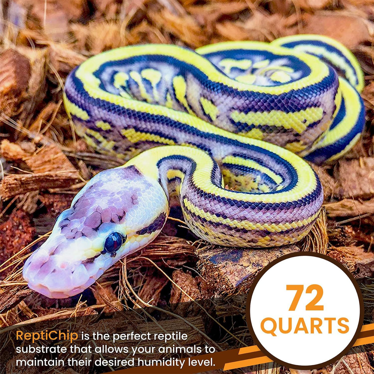 ReptiChip Reptile Substrate Coconut Chip Bedding 72 Quart Compressed - 3 Pack Breeder Bundle - image 2