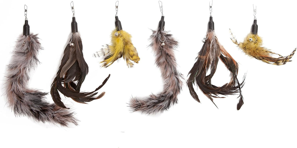 Cat Toys Feather Refill 6 Pack
