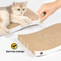 Cat Scratcher, Durable Scratch Pad - White / L: 17" - 1 Pack - image 3