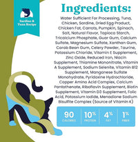 Solid Gold Wet Cat Food Pate - Healthy Canned Cat Food Pate w/Real Tuna & Sardine, Omega Fatty Acids, Vitamins & Minerals - Grain Free & Gluten Free Can Meals for Cats & Kittens - 24ct/3oz Can