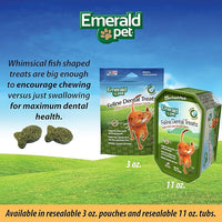 Feline Dental Treats — Tasty and Crunchy Cat Dental Treats Grain Free — Natural Dental Treats to Clean Cat Teeth, Freshen Cat Breath, and Reduce Plaque and Tartar Buildup — Catnip Treats, 3 oz