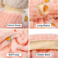 3 Pack Dog Sweaters, Dog Clothes for Small Dogs Girl Boy – Essentials for Dogs - Small / Dy Pink+Dy Purple+Dy Yellow - image 4