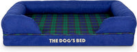 The Dog’s Bed, Med Black Watch Tartan 30x23.5, Memory Foam, Pain Relief: Arthritis, Hip & Elbow Dysplasia, Post Surgery, Lameness, Supportive, Calming, Waterproof Washable Cover, Veterinary Approved