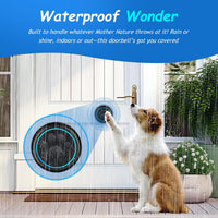 Soft Ring Blk Dog Bells to Go Outside-Dog Door Bell – Essentials for Dogs - 1 Bell & 1 Receiver - image 4