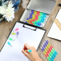 Chinco 20 Pieces Bear Stackable Pencils for Kids 5 in 1 Plastic Pencil – Fun for Kids & Family - 100 - image 2