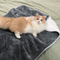 Soft Waterproof Blanket for Bed Couch Sofa - 30x40 inches / Dark Grey - image 2