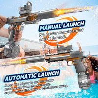 BESIBY electric water gun with transforming body, flashing lights and 400ML tank - view 26