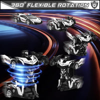 BLUEJAY Transform RC Cars for Boys 3-12 - Police - image 2