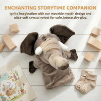 Animal Hand Puppets for Kids - New Elephant - image 4