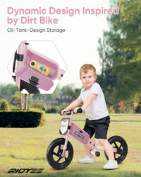 RIDYEE Toddler Balance Bike 2 Year Old - PinkSport - image 2