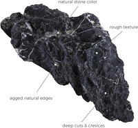 22-24 Inches Natural Seiryu Stone 1 PCS Ultra Large Aquarium Rocks for Aquascaping, Aquarium Landscaping, Terrariums, Fish Tank Decoration, Vivariums, Paludarium, Amphibian Enclosures