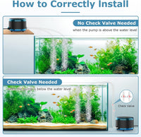 hygger Aquarium Air Pump Dual Outlet - 8W (Up to 200 Gallon) - image 3