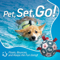 QDAN Dog Balls, Herding Balls for Dogs - Red-Blue / Medium Size 2 (6 Inch) - image 3
