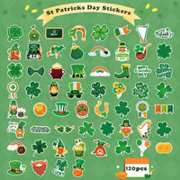 Stickers for Kids, Water Bottle Scrapbook Stickers for Toddlers - St Patricks Day - image 2