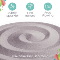 Lilac Unity Sand, Pastel Purple Colored Sand for Weddings - Lilac / 1.5 LB (22 oz) - image 2