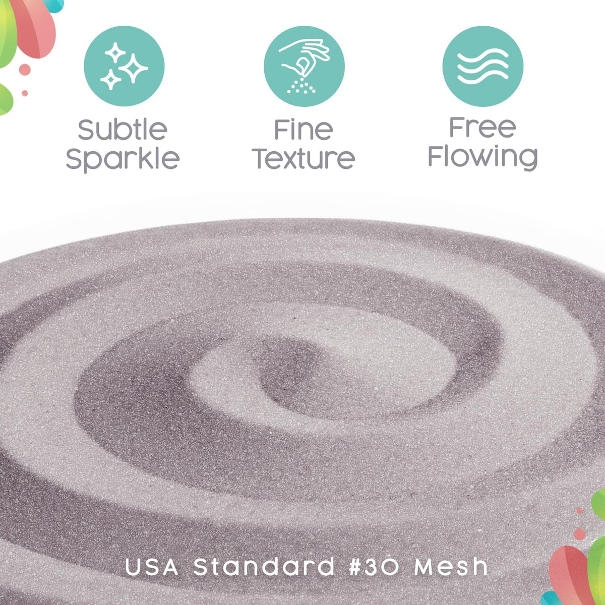 Lilac Unity Sand, Pastel Purple Colored Sand for Weddings - Lilac / 1.5 LB (22 oz) - image 2