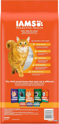 IAMS Proactive Health Adult Healthy Dry Cat Food with Real Salmon, 7 lb. Bag