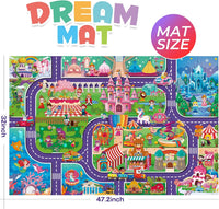 Oriate Kids Dream Mat Modern City Road Map Rug - Fairy Tale Mat - image 3