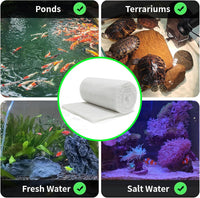 hygger 1'' Thick Aquarium Filter Floss 12"x 68" Poly Fiber Fish Tank - 12"x86" - image 3