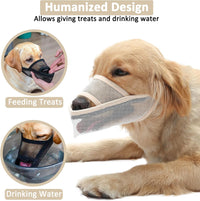 Crazy Felix Dog Muzzle Anti Eating for Small Medium Large Dogs - Beige / XXXS - image 4
