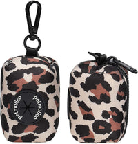 Petmolico Dog Poop Bag Holder Dispenser 2 Pack, Pink Rose – Essentials for Dogs - Leopard - image 4