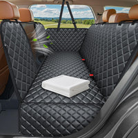 URPOWER Dog Car Seat Cover for Back Seat - Jet Black / Standard - 54" Length