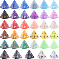 AUSTOR 35 Pieces 20 Sided Dice Polyhedral Dice Set Mixed Color Game - 4 Sides - image 2