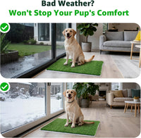Replacement Artificial Grass Pee Pads for Dogs Potty Training to Pee - XXXL-45.2"x27.5" - image 4