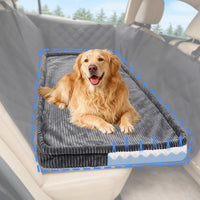 Dog Car Bed, Non-Slip Backseat Extender Pet Mat 50"x24.6"x2" – Essentials for Dogs - XL new（56"Lx28.7"M×2"H) / Dark Gray