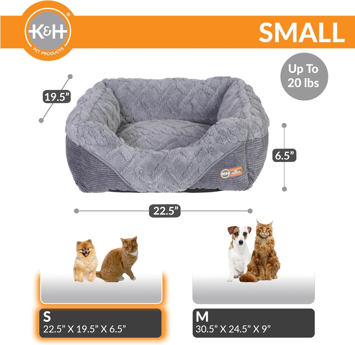 K&H Heated Cat Bed, Thermo-Pet Lounge Sleeper Indoor - Small 20.5 X 19.5 X 6.5 Inches - image 2