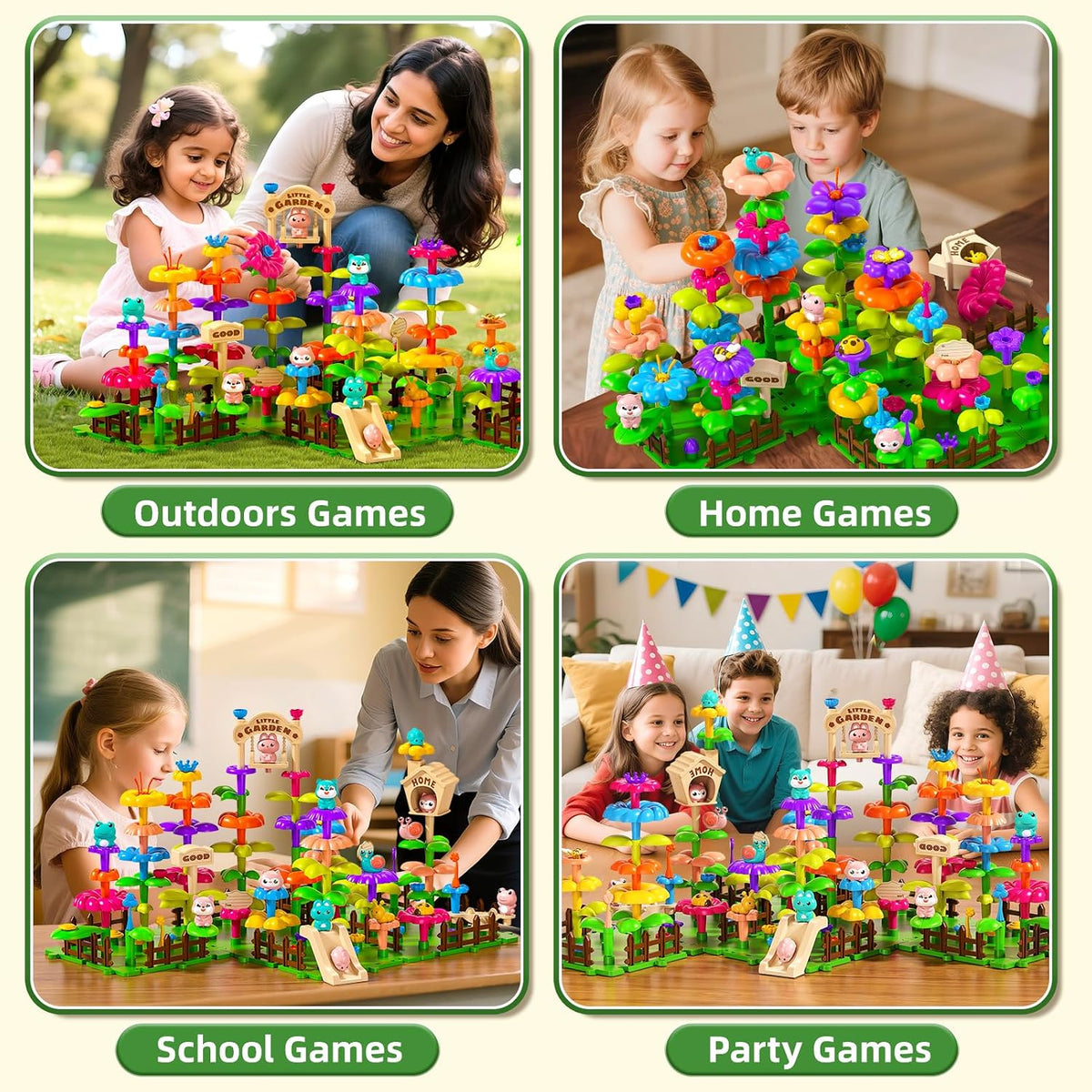 Garbo Star Girl Toys for 3 4 5 6 Year Old Girls Birthday Gift - 145PCS - image 3