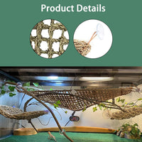 Reptile Hammock, Large Lizard Lounger - 【▲+▇+Green】 - image 2