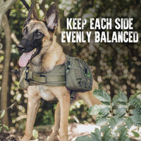 OneTigris Dog Backpack for Medium & Large Dogs - Green / Large - image 3