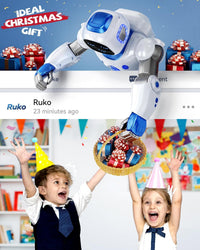 Ruko 1088 Smart Robot Toy for Kids - Blue - image 2