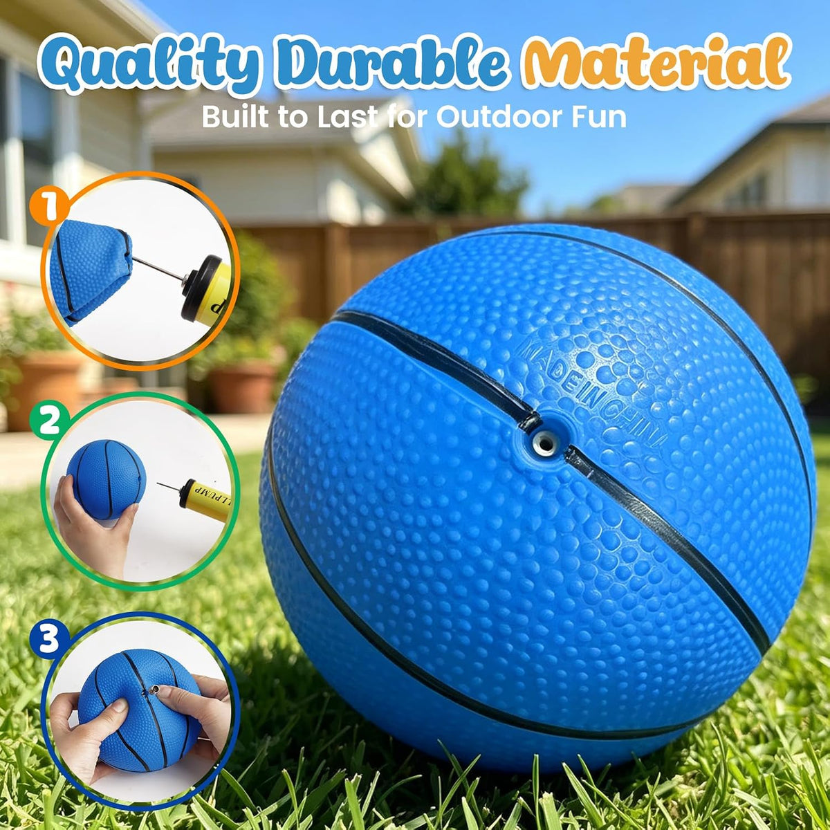Shindel 5 Inch Mini Basketball - Multi-Color - image 3