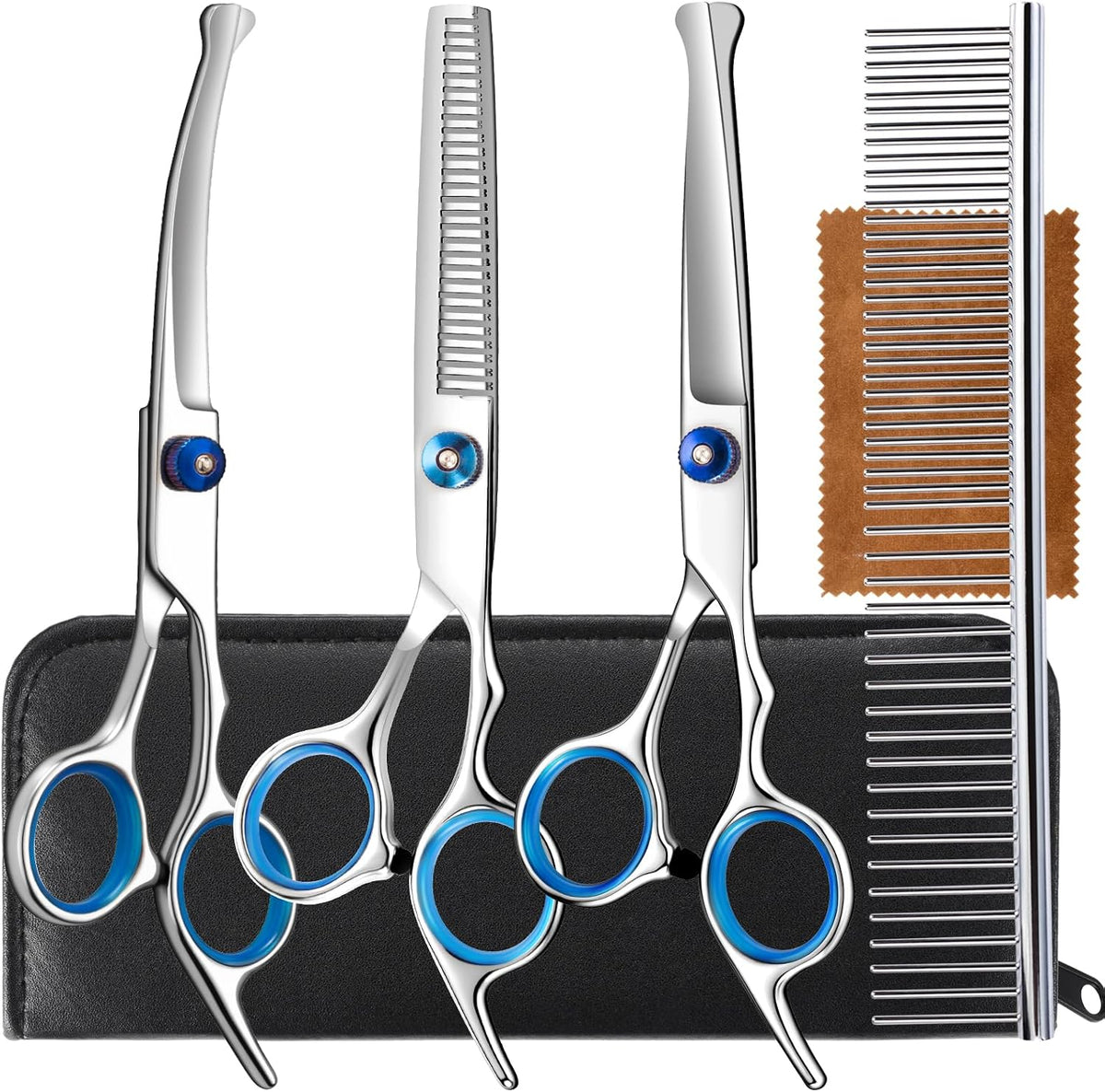 5 in 1 Upgraded Thicken Dog Grooming Scissors