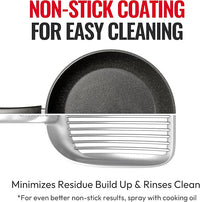 iPrimio Cat Litter Scooper Deep Shovel with Holder - (Silver XL) - Non-Stick Pooper Scooper Shovel Kitty Litter Sifter - Patented Solid Aluminum Poop Scoopers with Long Handle, Easy Grip, Pet Supplies