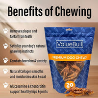 ValueBull Chicken Feet for Dogs, 800 Count Wholesale Pack - All Natural Dog Chew, Hip and Joint Chew, Single Ingredient Dog Treat
